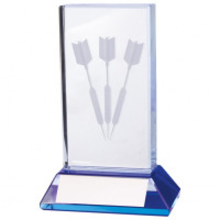 DAVENPORT DARTS GLASS AWARD - 110MM DAVENPORT DARTS GLASS AWARD - 110MM